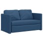 vidaXL Bodensofa mit Schlaffunktion Blau 112x174x55 cm Stoff vidaXL Bodensofa mit Schlaffunktion Blau 112x174x55 cm Stoff