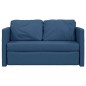 vidaXL Bodensofa mit Schlaffunktion Blau 112x174x55 cm Stoff vidaXL Bodensofa mit Schlaffunktion Blau 112x174x55 cm Stoff