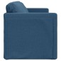vidaXL Bodensofa mit Schlaffunktion Blau 112x174x55 cm Stoff vidaXL Bodensofa mit Schlaffunktion Blau 112x174x55 cm Stoff