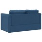 vidaXL Bodensofa mit Schlaffunktion Blau 112x174x55 cm Stoff vidaXL Bodensofa mit Schlaffunktion Blau 112x174x55 cm Stoff