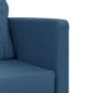 vidaXL Bodensofa mit Schlaffunktion Blau 112x174x55 cm Stoff vidaXL Bodensofa mit Schlaffunktion Blau 112x174x55 cm Stoff