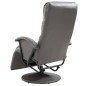 vidaXL TV-Sessel Grau Kunstleder vidaXL TV-Sessel Grau Kunstleder