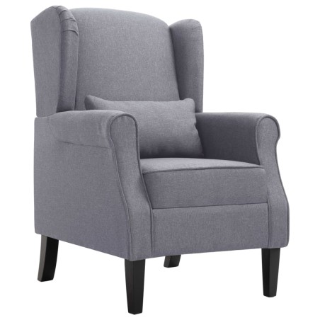 vidaXL Sessel Dunkelgrau Stoff
