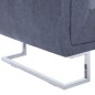 vidaXL Clubsessel Grau Wildleder-Optik vidaXL Clubsessel Grau Wildleder-Optik