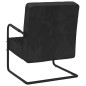 vidaXL Freischwinger Schwarz Samt vidaXL Freischwinger Schwarz Samt