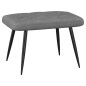 vidaXL Relaxsessel mit Hocker Dunkelgrau Stoff vidaXL Relaxsessel mit Hocker Dunkelgrau Stoff