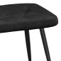 vidaXL Relaxsessel mit Hocker Schwarz Stoff vidaXL Relaxsessel mit Hocker Schwarz Stoff