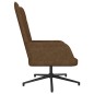 vidaXL Relaxsessel mit Hocker Braun Stoff vidaXL Relaxsessel mit Hocker Braun Stoff