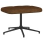 vidaXL Relaxsessel mit Hocker Braun Stoff vidaXL Relaxsessel mit Hocker Braun Stoff