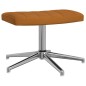 vidaXL Relaxsessel mit Hocker Braun Samt vidaXL Relaxsessel mit Hocker Braun Samt