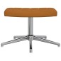 vidaXL Relaxsessel mit Hocker Braun Samt vidaXL Relaxsessel mit Hocker Braun Samt
