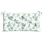 Gartenbank-Auflage Blattmuster 110x50x7 cm Stoff Gartenbank-Auflage Blattmuster 110x50x7 cm Stoff