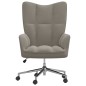 vidaXL Relaxsessel Hellgrau Samt vidaXL Relaxsessel Hellgrau Samt