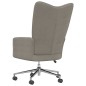 vidaXL Relaxsessel Hellgrau Samt vidaXL Relaxsessel Hellgrau Samt
