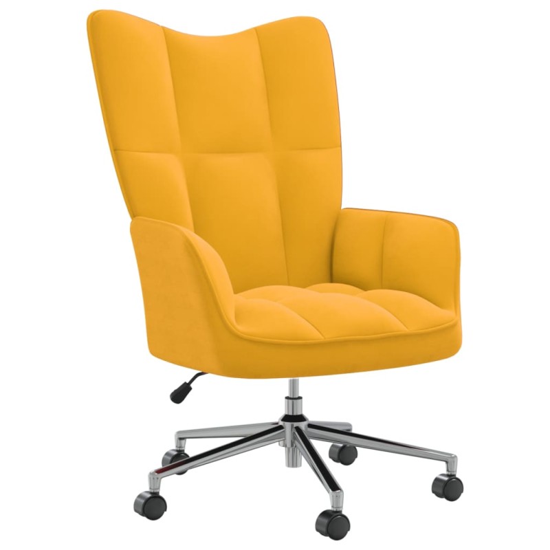 vidaXL Relaxsessel Senfgelb Samt vidaXL Relaxsessel Senfgelb Samt