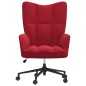vidaXL Relaxsessel Weinrot Samt vidaXL Relaxsessel Weinrot Samt