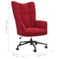 vidaXL Relaxsessel Weinrot Samt vidaXL Relaxsessel Weinrot Samt