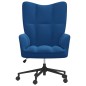vidaXL Relaxsessel Blau Samt vidaXL Relaxsessel Blau Samt