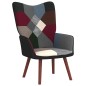 vidaXL Relaxsessel mit Hocker Patchwork Stoff vidaXL Relaxsessel mit Hocker Patchwork Stoff