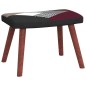 vidaXL Relaxsessel mit Hocker Patchwork Stoff vidaXL Relaxsessel mit Hocker Patchwork Stoff