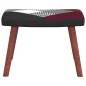 vidaXL Relaxsessel mit Hocker Patchwork Stoff vidaXL Relaxsessel mit Hocker Patchwork Stoff