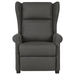 vidaXL Relaxsessel Dunkelgrau Stoff