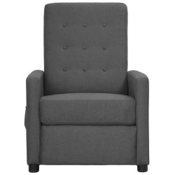 vidaXL Relaxsessel Hellgrau Stoff