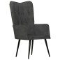 vidaXL Ohrensessel Schwarz Canvas vidaXL Ohrensessel Schwarz Canvas