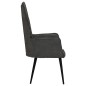 vidaXL Ohrensessel Schwarz Canvas vidaXL Ohrensessel Schwarz Canvas