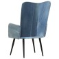 vidaXL Ohrensessel Patchwork Denim Canvas vidaXL Ohrensessel Patchwork Denim Canvas