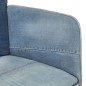 vidaXL Ohrensessel Patchwork Denim Canvas vidaXL Ohrensessel Patchwork Denim Canvas