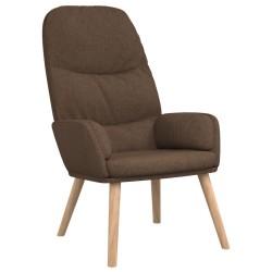 vidaXL Relaxsessel Braun Stoff