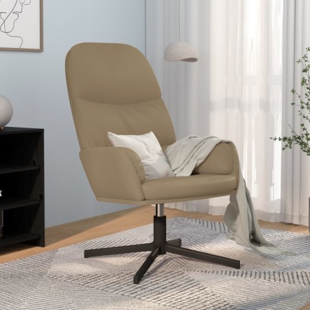 vidaXL Relaxsessel Cappuccino-Braun Kunstleder