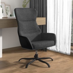 vidaXL Relaxsessel Dunkelgrau Stoff
