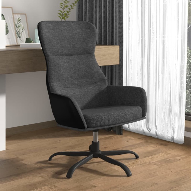 vidaXL Relaxsessel Dunkelgrau Stoff vidaXL Relaxsessel Dunkelgrau Stoff
