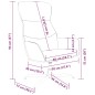 vidaXL Relaxsessel Dunkelgrau Stoff vidaXL Relaxsessel Dunkelgrau Stoff