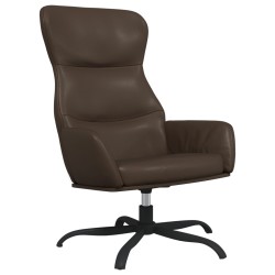 vidaXL Relaxsessel Braun Kunstleder