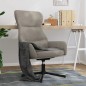 vidaXL Relaxsessel Hellgrau Samt vidaXL Relaxsessel Hellgrau Samt