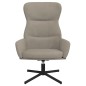 vidaXL Relaxsessel Hellgrau Samt vidaXL Relaxsessel Hellgrau Samt