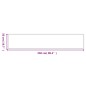 vidaXL Teppichläufer Sisal-Optik Anthrazit 50x250 cm vidaXL Teppichläufer Sisal-Optik Anthrazit 50x250 cm