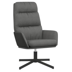 vidaXL Relaxsessel Hellgrau Stoff