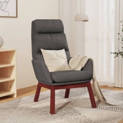 vidaXL Relaxsessel Dunkelgrau Stoff
