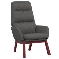 vidaXL Relaxsessel Dunkelgrau Stoff