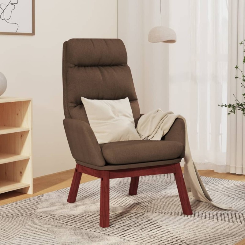 vidaXL Relaxsessel Braun Stoff vidaXL Relaxsessel Braun Stoff