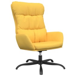 vidaXL Relaxsessel Senfgelb Stoff