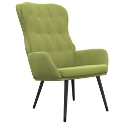 vidaXL Relaxsessel Hellgrün Samt