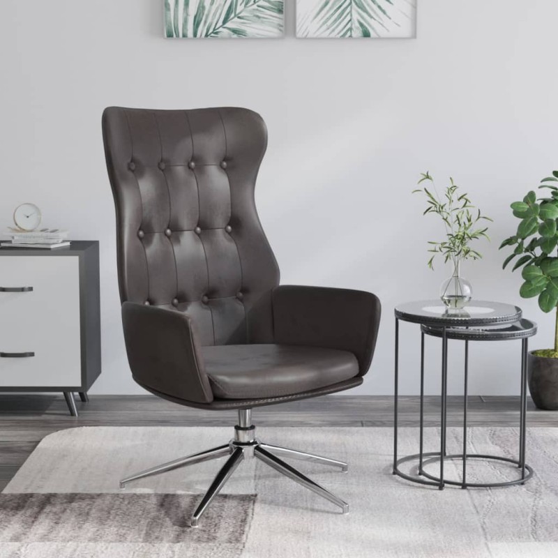 vidaXL Relaxsessel Glänzend Schwarz Kunstleder vidaXL Relaxsessel Glänzend Schwarz Kunstleder