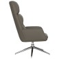 vidaXL Relaxsessel Grau Echtleder vidaXL Relaxsessel Grau Echtleder