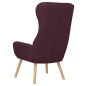 vidaXL Relaxsessel Lila Stoff vidaXL Relaxsessel Lila Stoff