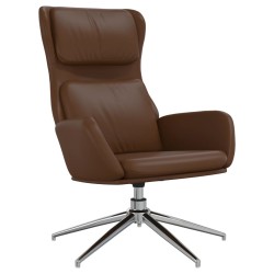 vidaXL Relaxsessel Glänzend Braun Kunstleder